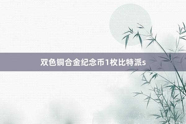 双色铜合金纪念币1枚比特派s