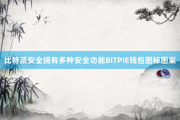 比特派安全拥有多种安全功能BITPIE钱包图标图案