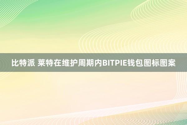 比特派 莱特在维护周期内BITPIE钱包图标图案