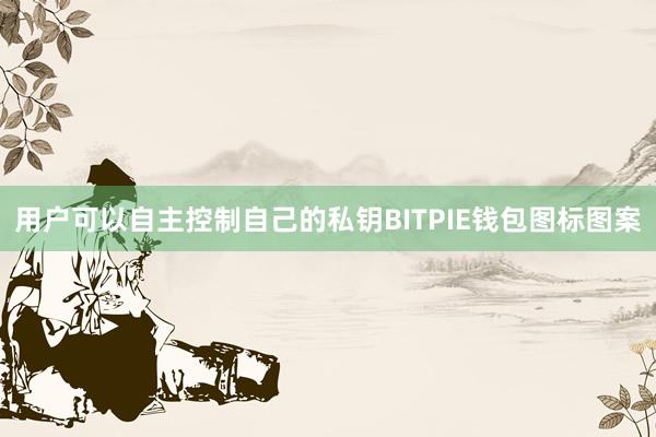 用户可以自主控制自己的私钥BITPIE钱包图标图案