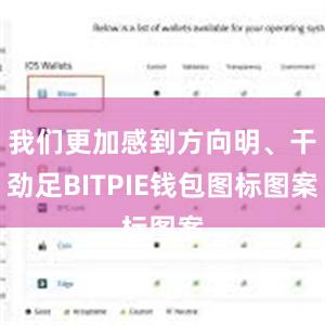 我们更加感到方向明、干劲足BITPIE钱包图标图案