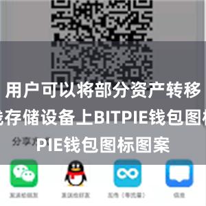 用户可以将部分资产转移到离线存储设备上BITPIE钱包图标图案